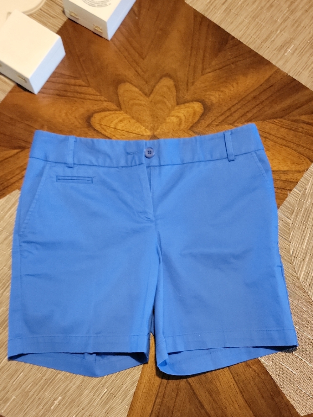 Talbots Electric Blue Tailored Bermuda Shorts